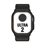 Apple Watch Ultra 2 con Caja de Titanio Negro y Pulsera Milanese Loop Negro L